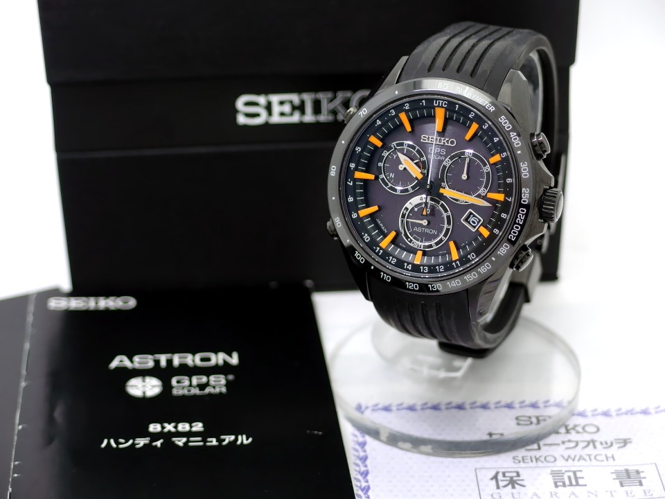 2014 SEIKO ASTRON SBXB017 8X82-0AC0 Solar GPS Tachymeter made in Japan